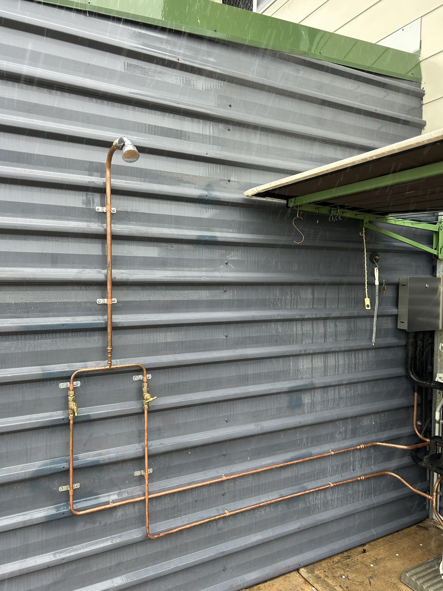Copper pipe installation